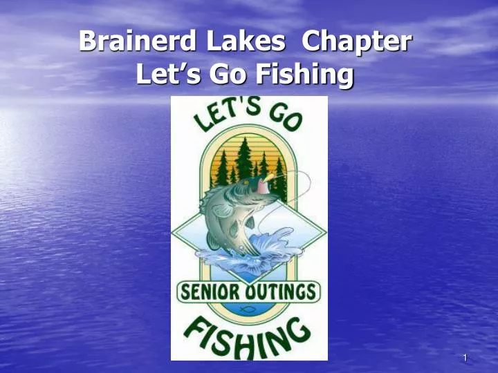 brainerd lakes chapter let s go fishing