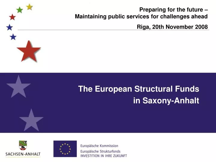preparing for the future maintaining public services for challenges ahead riga 20th november 2008