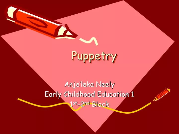 puppetry