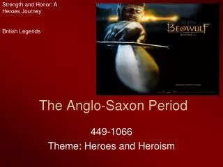 The Anglo-Saxon Period