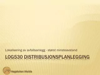 lokalisering av avfallsanlegg st rst minsteavstand