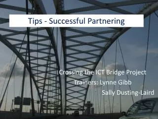 Tips - Successful Partnering