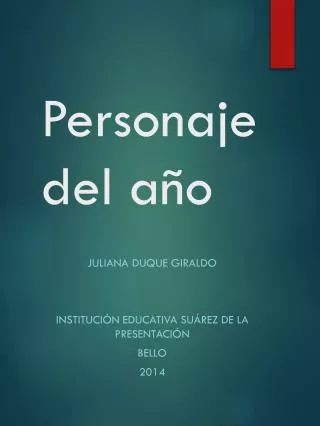 personaje del a o