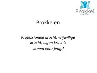 prokkelen