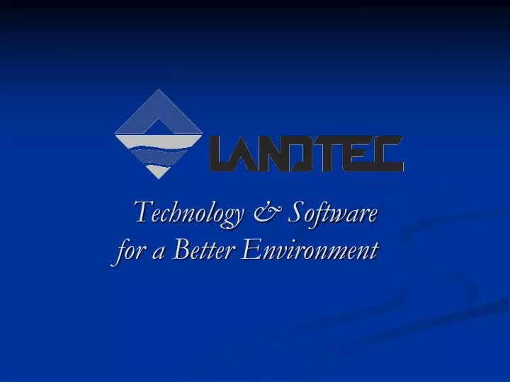 technology software for a better environment