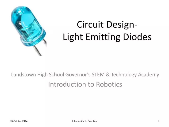 circuit design light emitting diodes