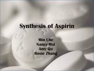 Synthesis of Aspirin