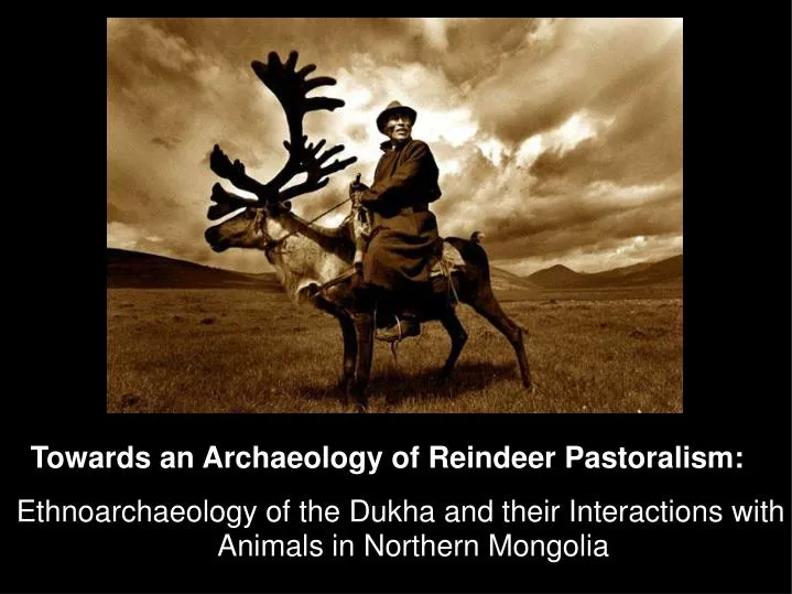 ethnoarchaeology of the dukha and their interactions with animals in northern mongolia
