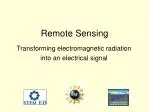 Remote Sensing - slide 1