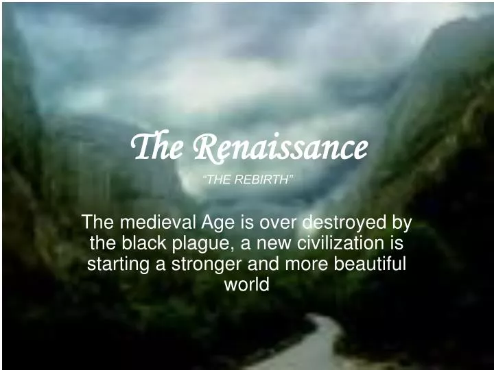 the renaissance the rebirth