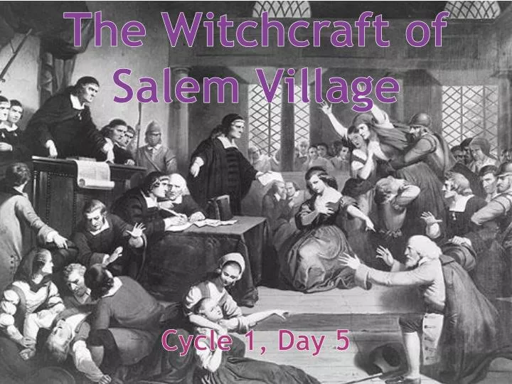the witchcraft of salem village