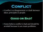 Conflict - slide 1