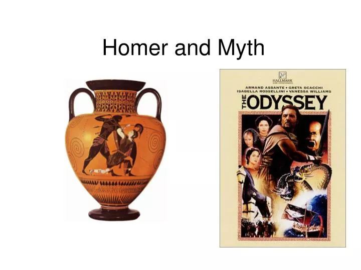 homer and myth