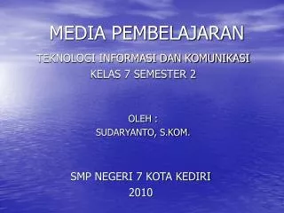 media pembelajaran