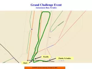DAPRPA Grand Challenge, October 8, 2005