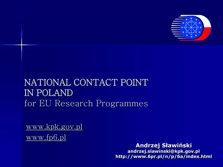 national contact point in poland for eu research programmes