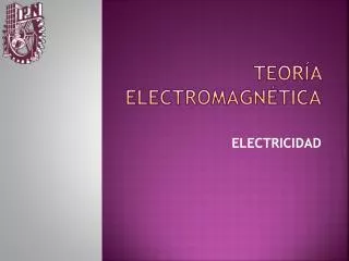 teor a electromagn tica