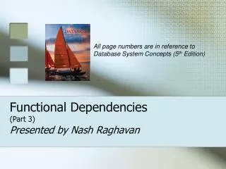 Functional Dependencies (Part 3)