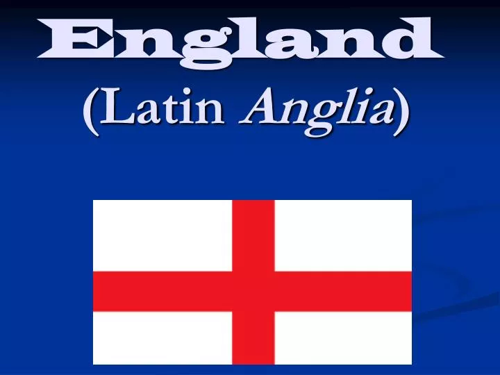 england latin anglia