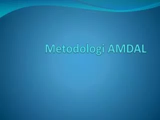 metodologi amdal
