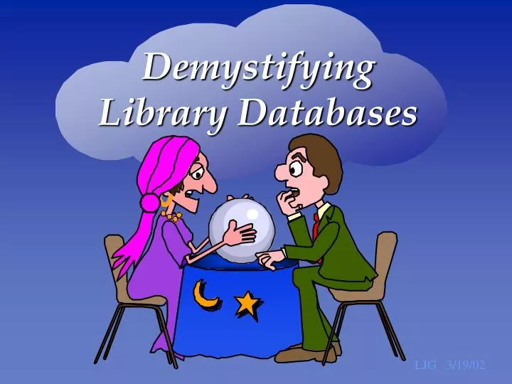 demystifying library databases