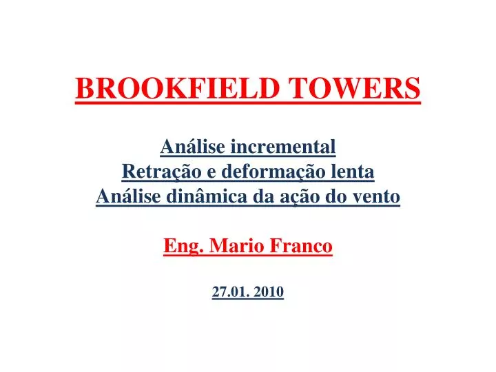 brookfield towers