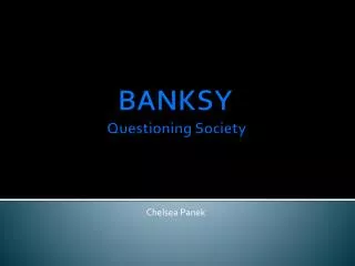 BANKSY Questioning Society