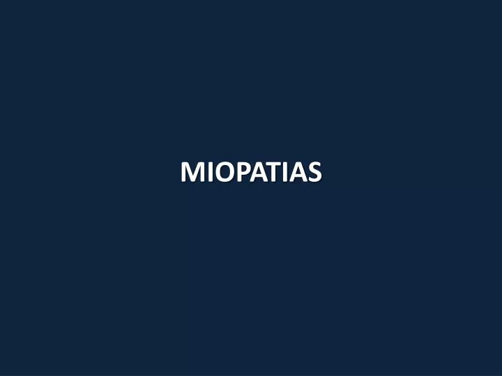 miopatias