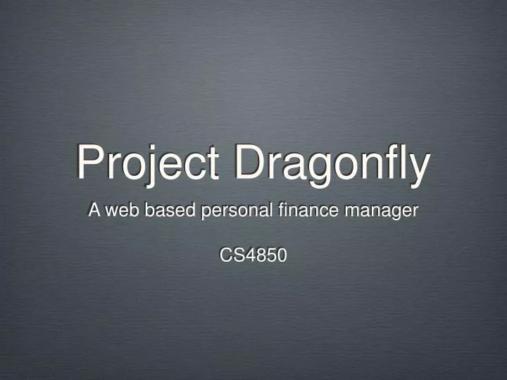 project dragonfly