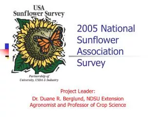 2005 National Sunflower Association Survey