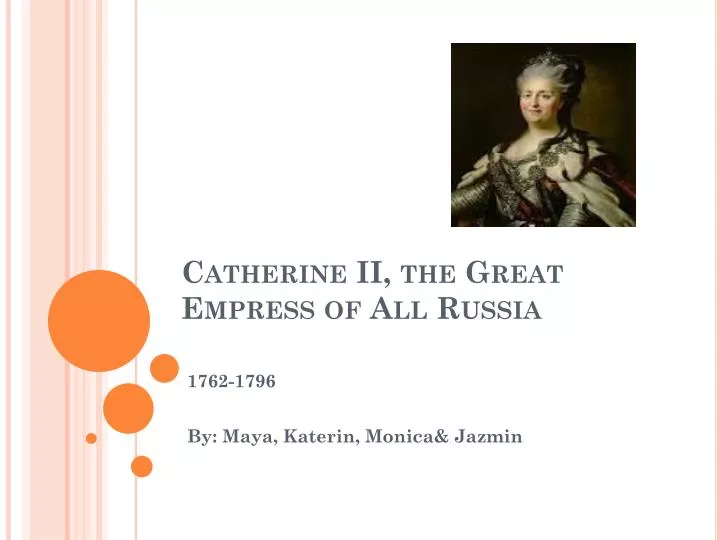 catherine ii the great empress of all russia