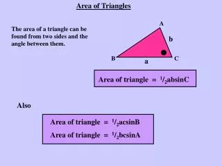 Area of Triangles