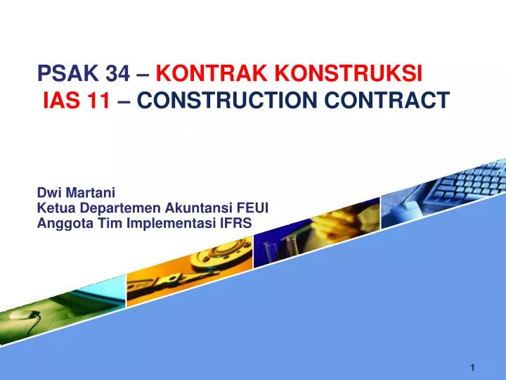 psak 34 kontrak konstruksi ias 11 construction contract
