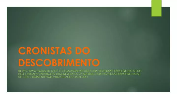 Quiz Descobrimento do Brasil