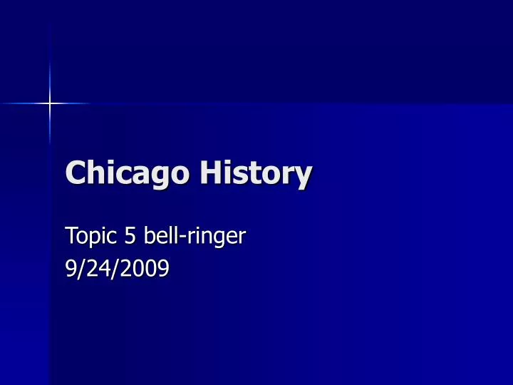chicago history