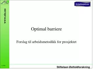optimal barriere
