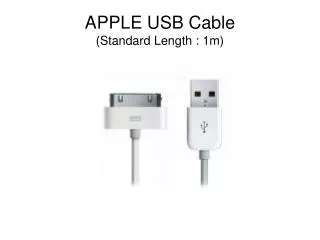 APPLE USB Cable (Standard Length : 1m)