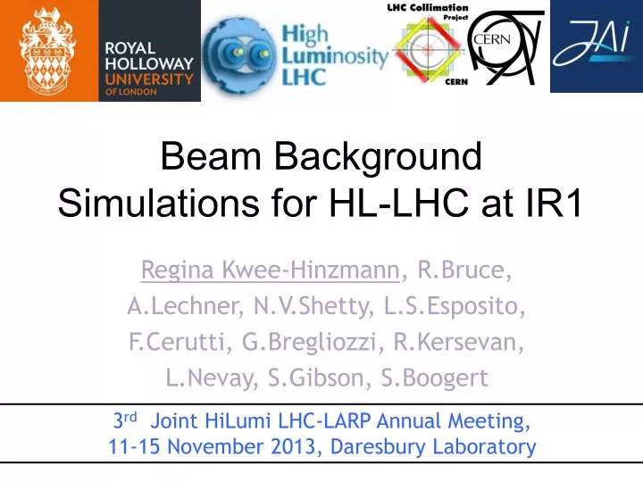 beam background simulations for hl lhc at ir1