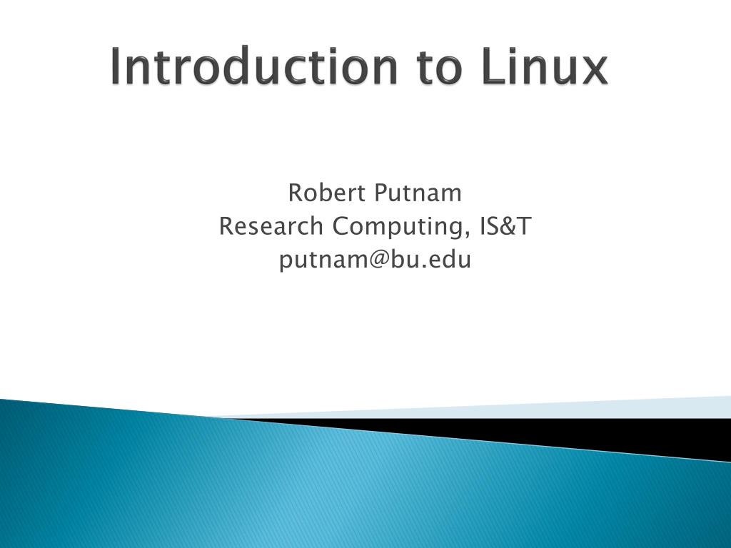 PPT - Introduction to Linux PowerPoint Presentation, free download - ID ...