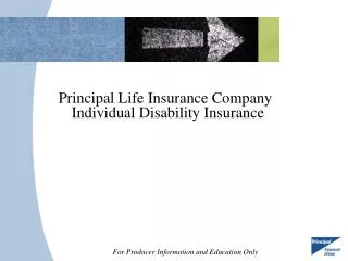 Principal Life Insurance Company Individual Disability Insurance