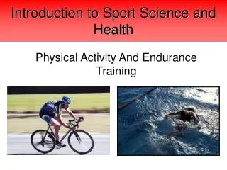 Introduction to Sport Science and Health
