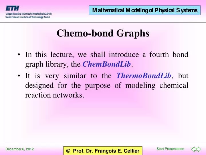 chemo bond graphs