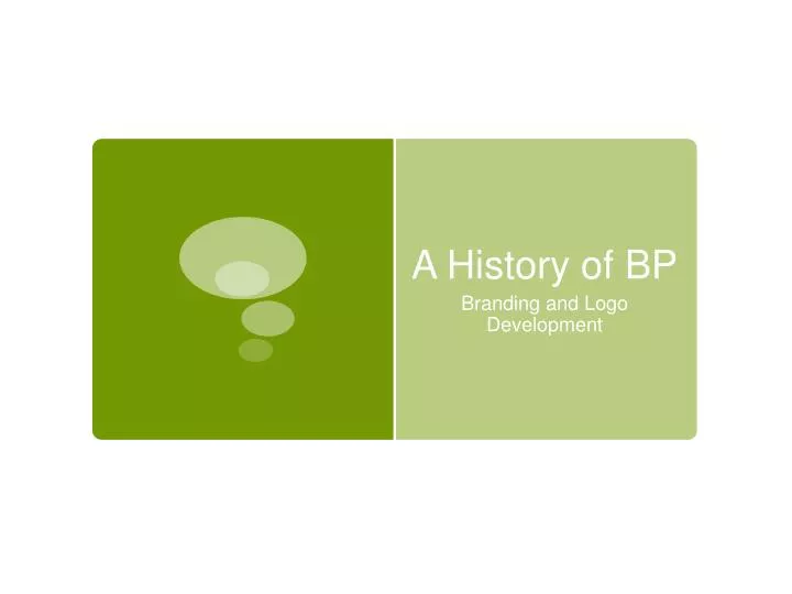 a history of bp