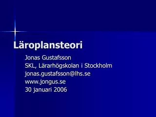l roplansteori