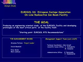 EURISOL DS EUropean Isotope Separation On-Line Radioactive Ion Beam Facility