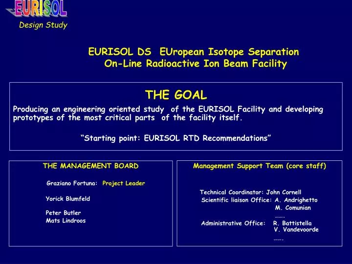 eurisol ds european isotope separation on line radioactive ion beam facility