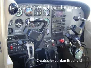 Cessna 172 Weight and Balance