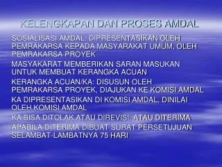kelengkapan dan proses amdal