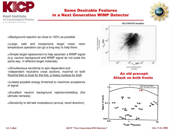 some desirable features in a next generation wimp detector