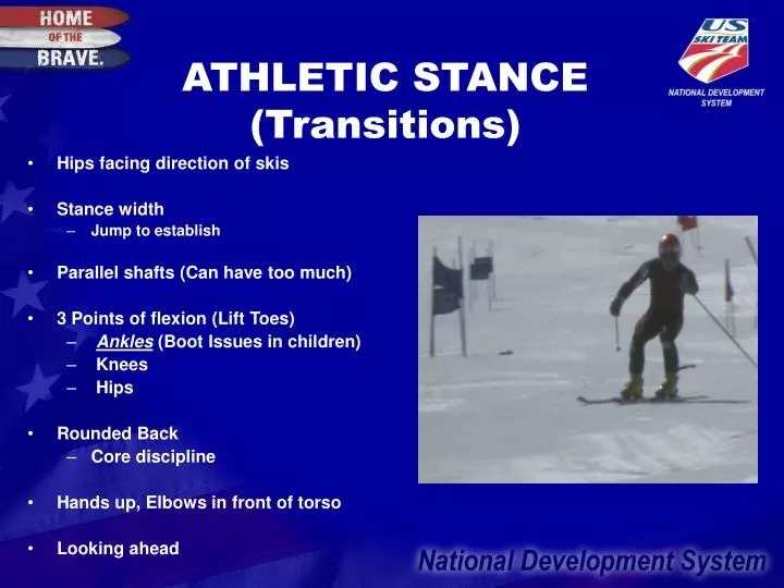 athletic stance transitions